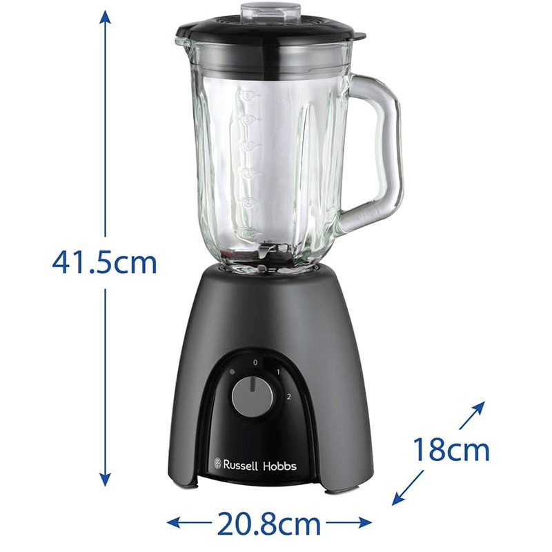 Blender Russell Hobbs Desire 650W 1.5 L Noir en Tunisie