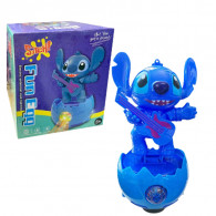 Robot Stitch Lumineux et Musical Rotative 360° Bleu En Tunisie