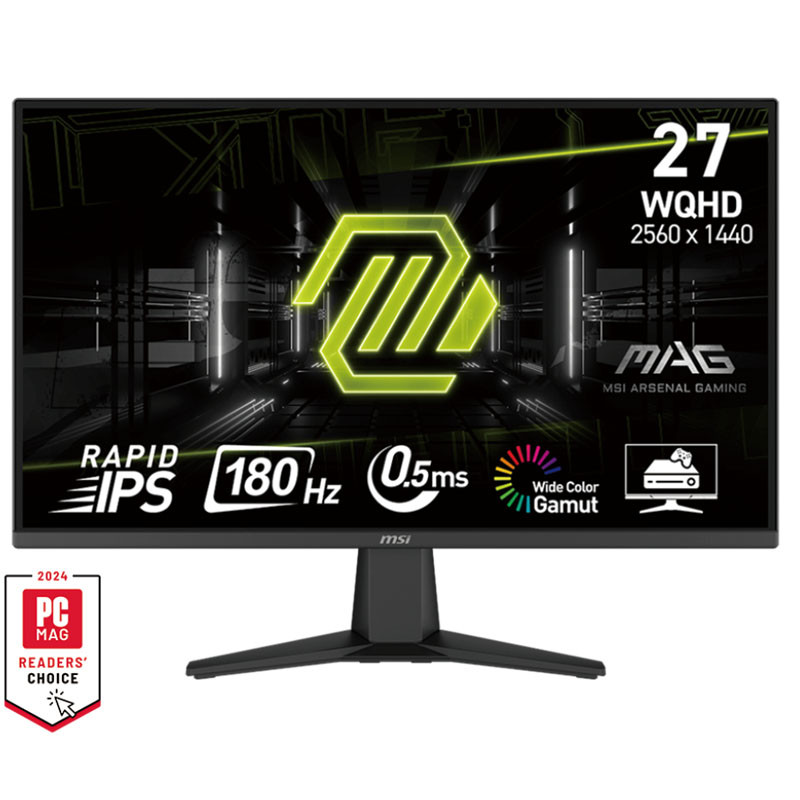 Ecran MSI MAG 275QF 27'' WQHD 180Hz Fast IPS Noir en Tunisie Ecran MSI MAG 275QF 27'' WQHD 180Hz Fast IPS Noir en Tunisie
