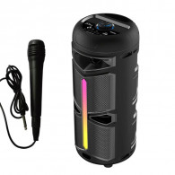 Haut Parleur Bluetooth ZQS 4293 Avec Microphone Karaoké Noir