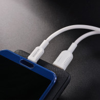 Câble Chargeur Borofone BX33 Type C Blanc En Tunisie Câble Chargeur Borofone BX33 Type C Blanc En Tunisie