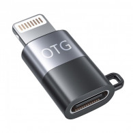 Adaptateur OTG Type C Vers Lightning Gris En Tunisie