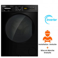 Machine à Laver Hyundai HYN-WM814001-B01 Inverter 8Kg Noir en Tunisie