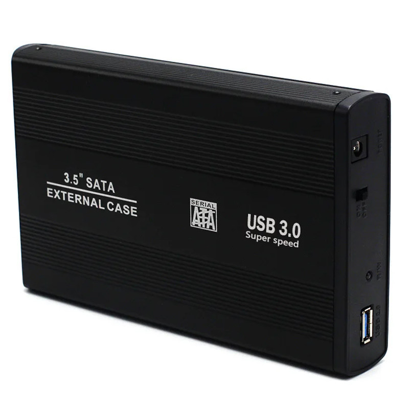 Boitier Disque Dur Externe 3.5" USB 3.0 Noir en Tunisie