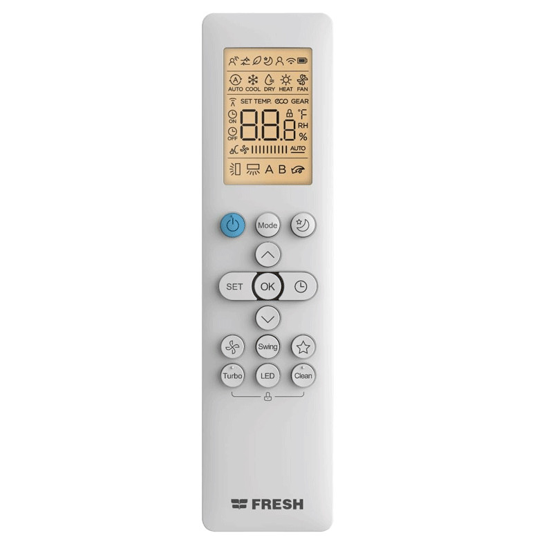 Climatiseur Fresh FUFW12C 12000 BTU Froid Blanc en Tunisie