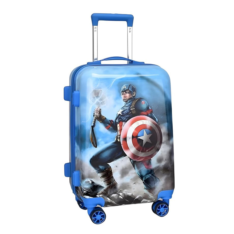 Valise Enfant Oval Captain Amercia 40L T4 Bleu En Tunisie