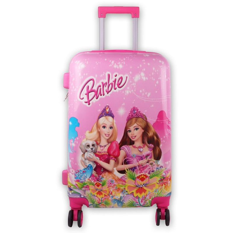 Valise Enfant Oval Barbie 40L T4 Rose En Tunisie