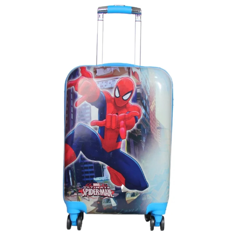Valise Enfant Oval Spider Man 40 Litres T4 Bleu En Tunisie
