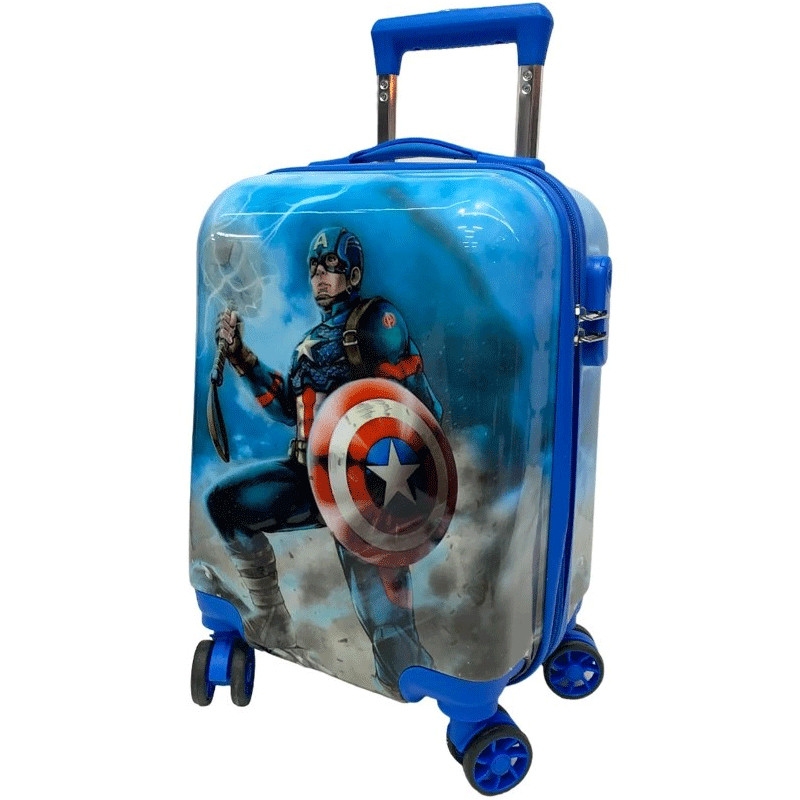 Valise Enfant Oval Captain America 25L Bleu en Tunisie