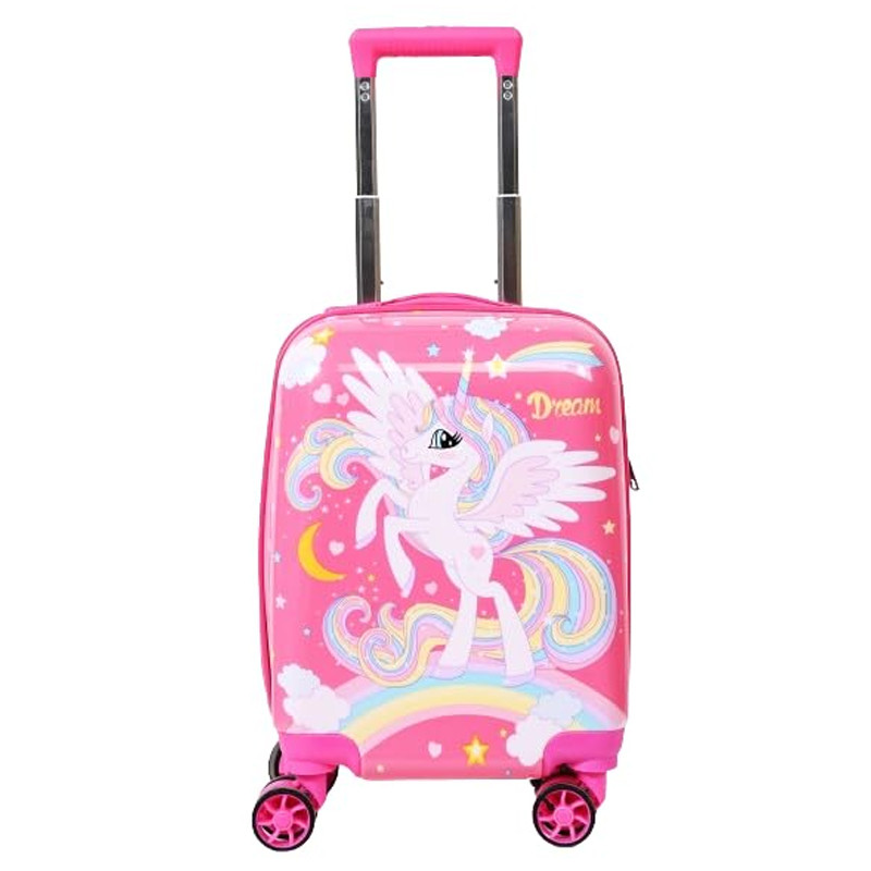 Valise Enfant Oval Unicorn 40L Rose En Tunisie