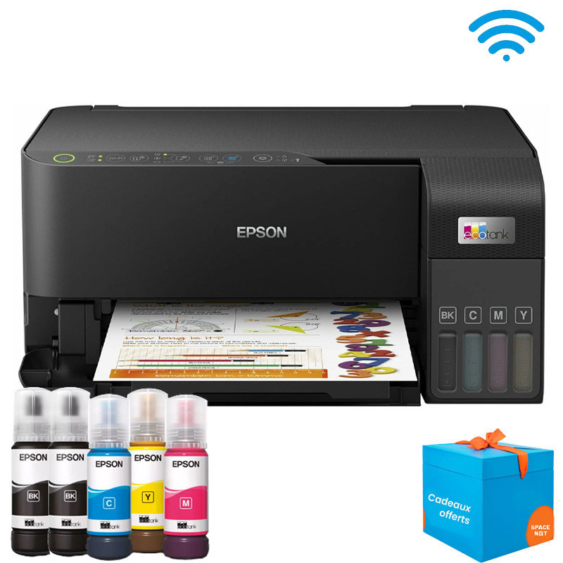 Imprimante Epson EcoTank L3550 à Réservoir intégré Couleur Wifi en Tunisie Imprimante Epson EcoTank L3550 à Réservoir intégré Couleur Wifi en Tunisie