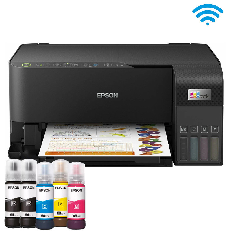 Imprimante Epson EcoTank L3550 à Réservoir intégré Couleur Wifi en Tunisie