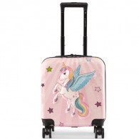 Valise Enfant Carré Disney Unicorn 3D 28 Litres Rose en Tunisie