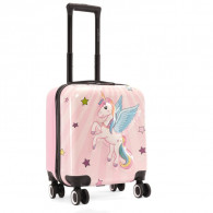Valise Enfant Carré Disney Unicorn 3D 28 Litres Rose en Tunisie
