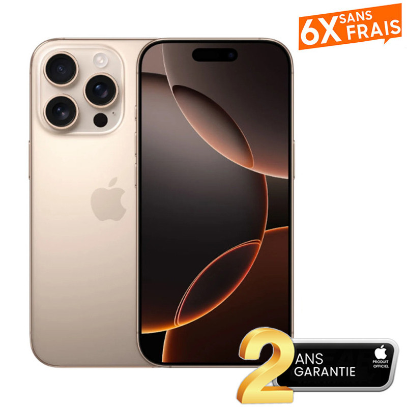 iPhone 16 Pro 256Go Gold Titanium En Tunisie