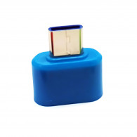 Adaptateur OTG Vers Type C Bleu