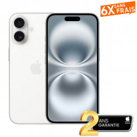 Apple iPhone 16 128Go 5G Blanc en Tunisie