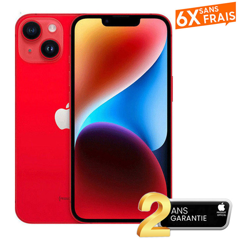 iPhone 14 256Go Rouge en Tunisie