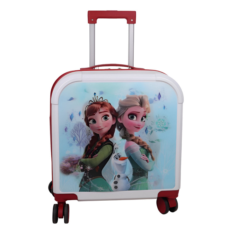 Valise Enfant Disney Changeant Elsa et Anna 35 Litres Blanc En Tunisie