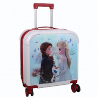 Valise Enfant Disney Changeant Elsa et Anna 35 Litres Blanc En Tunisie
