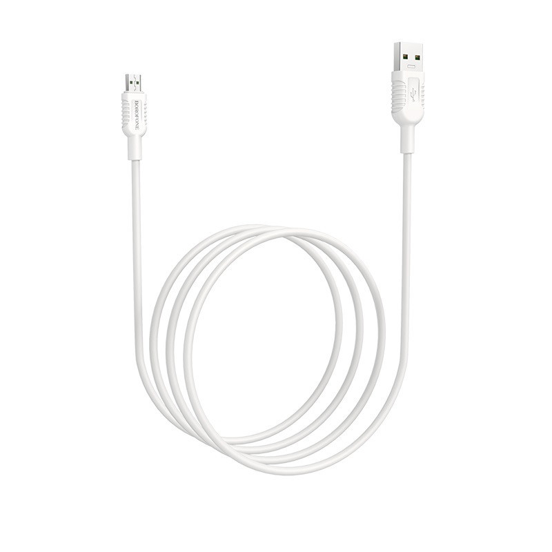 Câble Chargeur Borofone BX33 Micro-USB Blanc en Tunisie