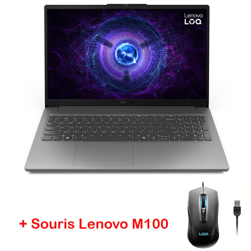 Pc Portable Gamer Lenovo LOQ 15IAX9E i7 12Gén 16Go 512Go SSD En Tunisie