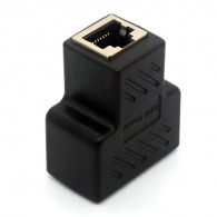 Adaptateur RJ45 Type C Vers 2x RJ45 Noir en Tunisie