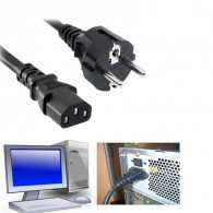 Câble Alimentation Pour Pc De Bureau Noir en Tunisie