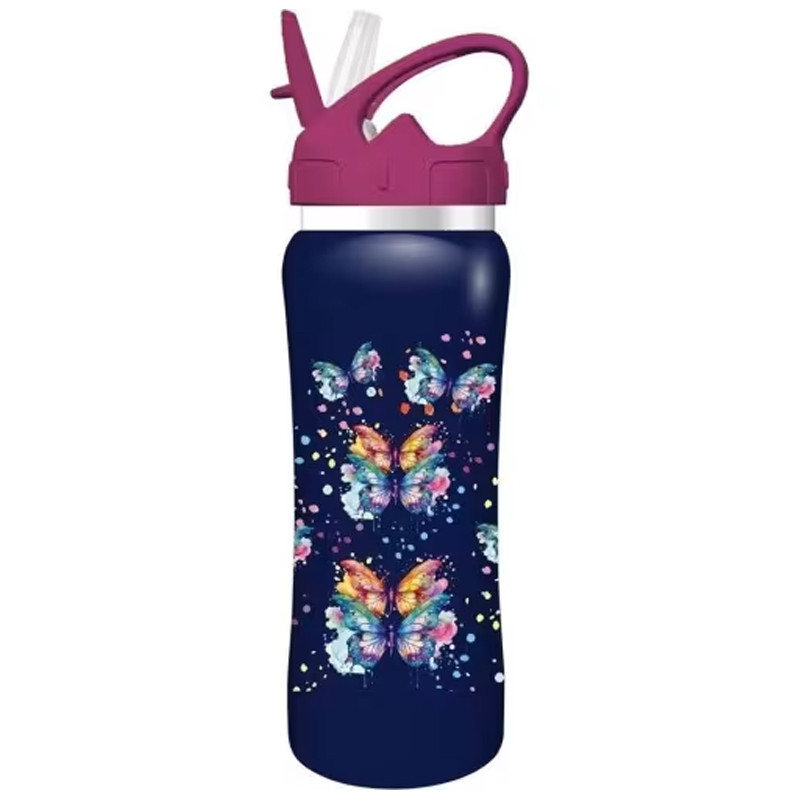 Kit Lunch Box Et Bouteille D'eau Must Team Butterfly Bleu En Tunisie