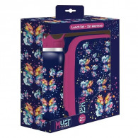 Kit Lunch Box Et Bouteille D'eau Must Team Butterfly Bleu En Tunisie