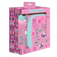 Kit Lunch Box Et Bouteille D'eau Must Team Life is Sweet Rose En Tunisie
