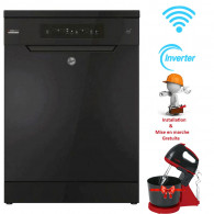 Lave Vaisselle Hoover HF6C4F0B 16 Couverts Inverter Noir