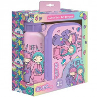Kit Lunch Box Et Bouteille D'eau Must Team Best Friends Forever Rose En Tunisie
