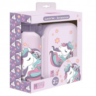 Kit Lunch Box Et Bouteille D'eau Must Team Unicorn en Tunisie