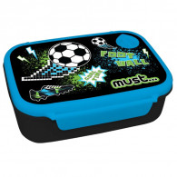 Kit Lunch Box Et Bouteille D'eau Must Team Football Noir & Bleu En Tunisie