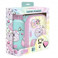 Kit Lunch Box Et Bouteille D'eau Must Team Squishcuties en Tunisie