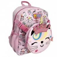 Cartable Maternelle Must Team Cat Rose