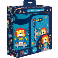 Kit Lunch Box Et Bouteille D'eau Must Team Beep