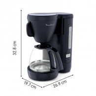 Cafetière Electrique Moulinex FG2M2810 1000W 1.25L Bleu Nuit en Tunisie