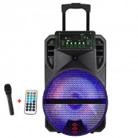 Haut Parleur Bluetooth Boom Sound J-1206 Avec Microphone Noir en Tunisie