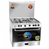 Cuisinière à Gaz Unionaire C6090S3V-FC-511 5 Feux 90Cm Inox en Tunisie