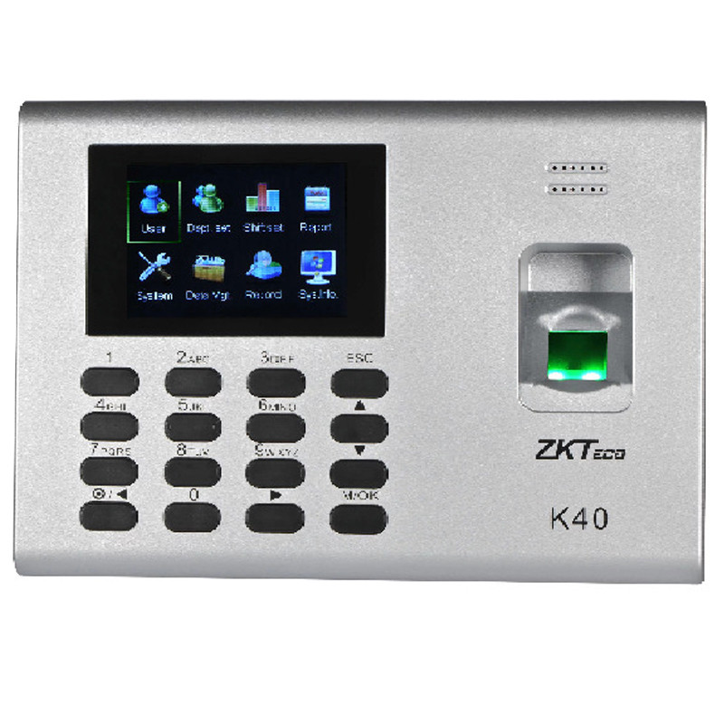 Pointeuse ZKTECO K40 Pro À Empreintes Digitales Et Badges en Tunisie