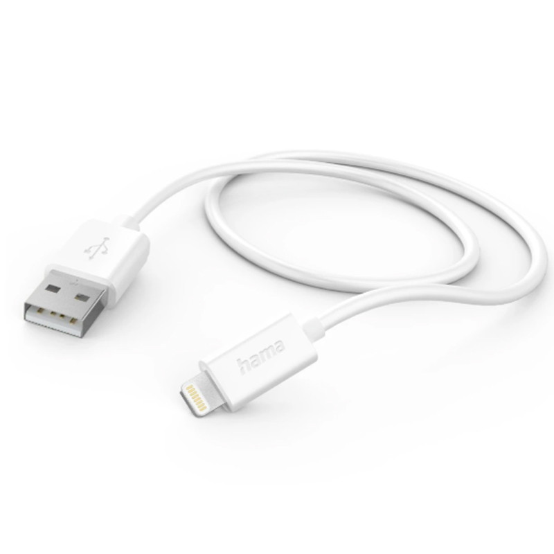 Câble Chargeur Hama Lightning Blanc En Tunisie