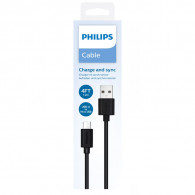 Câble Chargeur Philips Micro-USB Noir En Tunisie