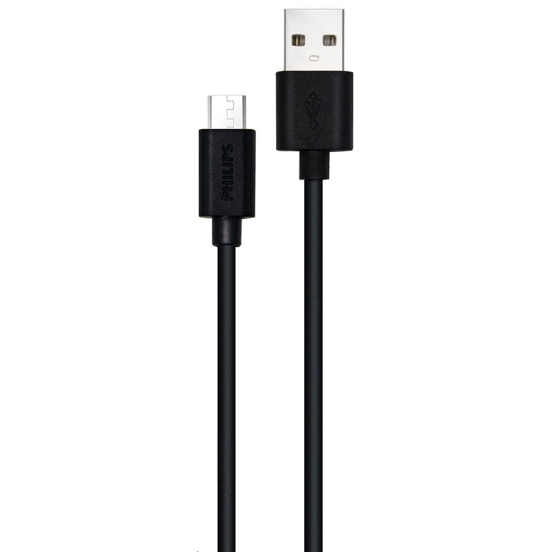 Câble Chargeur Philips Micro-USB Noir En Tunisie Câble Chargeur Philips Micro-USB Noir En Tunisie
