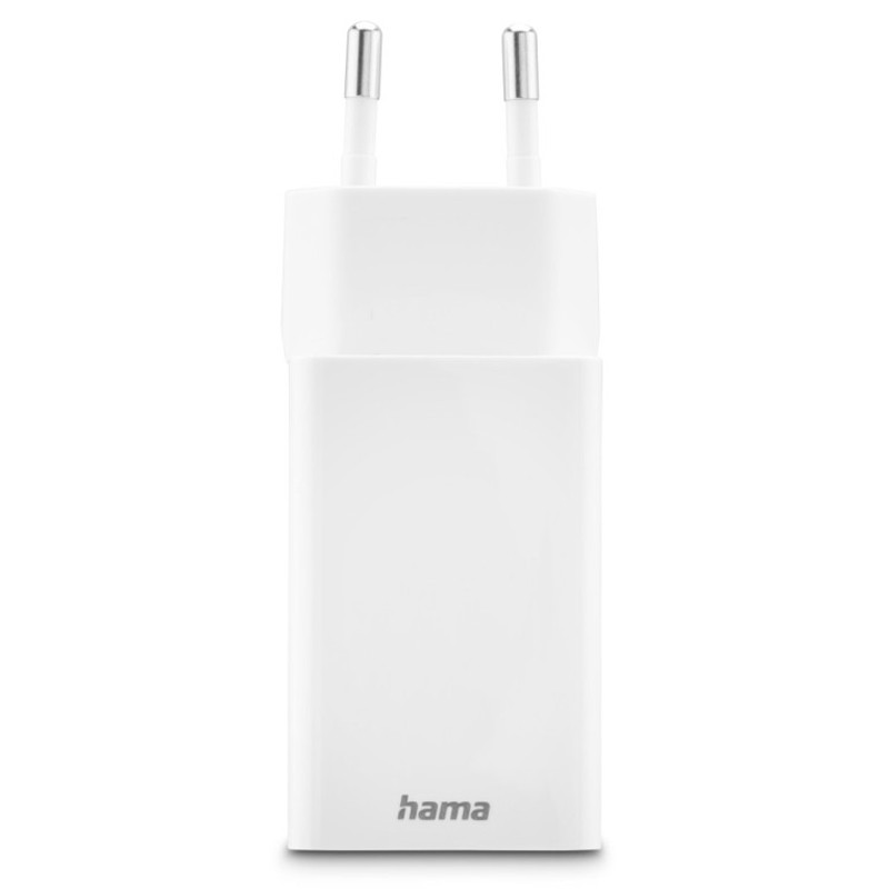 Adaptateur Chargeur Hama 2 Ports USB Type-C 45W Blanc en Tunisie