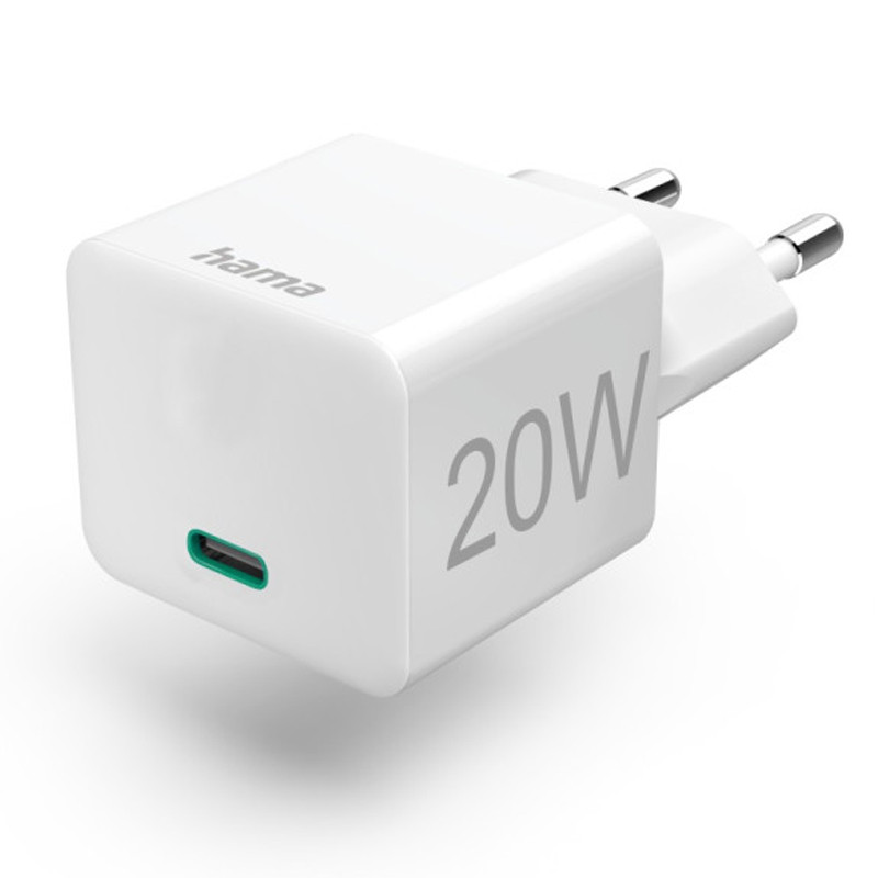 Adaptateur Chargeur Hama Type-C 20W Blanc en Tunisie Adaptateur Chargeur Hama Type-C 20W Blanc en Tunisie
