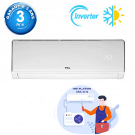 Climatiseur TCL 9000 BTU Inverter Chaud Froid Blanc