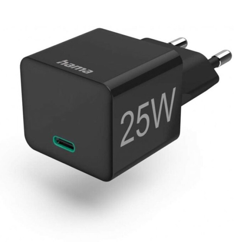 Mini Chargeur Hama Type-C 25W Noir en Tunisie