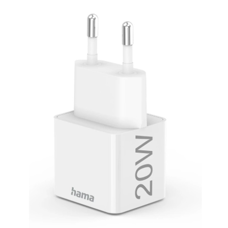 Chargeur Hama Type-C 25W Blanc En Tunisie